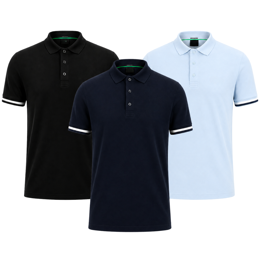 3-Pack Classic Polo Shirts – photo 4
